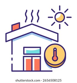 Este icono de onda de calor es adecuado para la crisis alimentaria mundial, Banco de alimentos, etc.