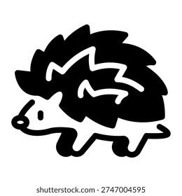 This Hedgehog icon is suitable for animals and pets.
