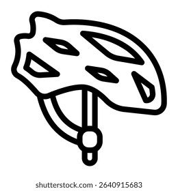 This Helmet icon is suitable for Bycycle, Sport, Healthy Lifestyle, etc