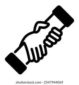 This Helping hand icon is suitable for volunteer, humanitarian and help people, etc.