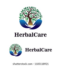 This is a Herbal care logo design.