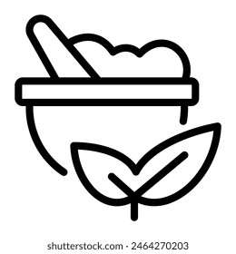 This Herbal treatment icon is suitable for Eco friendly consumption, Ecology, and Renewable Energy