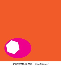 
This is a hexagon in a pink circle