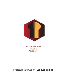 This is a Hexagonal Logo which would be used for business purposes.