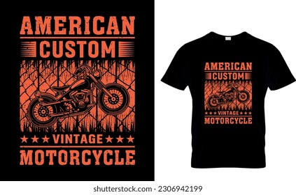 This Is High Quality Custom Motorcycle T-Shirt Design
