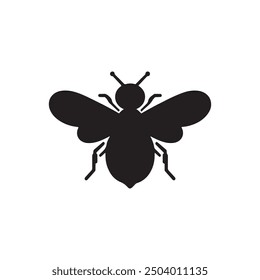 This is high resolution bee vector silhouette image illustrattion. 100% eps vector file.