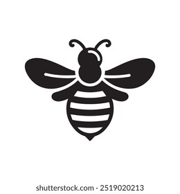 This is high resolution bee vector silhouette image illustrattion. 100% eps vector file.