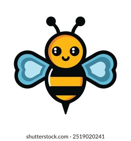 This is high resolution bee vector silhouette image illustrattion. 100% eps vector file.