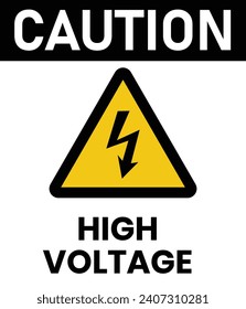 this is a high voltage warning sign