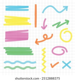 Este é um projeto de ilustração com efeito de marca-texto.
