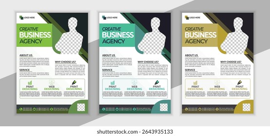 This high-quality business flyer design template is perfect for promoting corporate events, services, or company offerings in a clean and professional manner. Designed with a modern and minimalist lay
