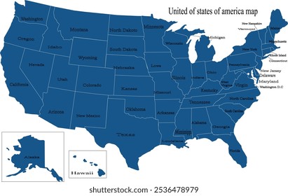 This high-quality, editable USA administrative map showcases detailed state and county boundaries, labeled capitals, and major cities. Perfect for educational, travel, and business presentations