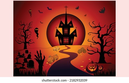 This is a High-quality Halloween design Illustration and Vector