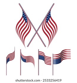 This high-quality USA flag image showcases the bold red, white, and blue design, perfect for use in patriotic projects, marketing materials, websites, and digital applications. 