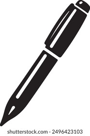 Esta Ilustración vectorial de alta calidad cuenta con un bolígrafo elegante y elegante, perfecto para una variedad de usos profesionales y creativos. La Imagen muestra un diseño detallado con un acabado de metal pulido y 