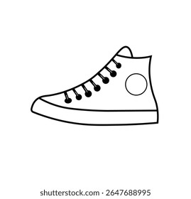 This high-quality vector illustration features a detailed, stylish shoe design, perfect for fashion, footwear-related projects. artwork showcases intricate details, vibrant colors modern aesthetics.