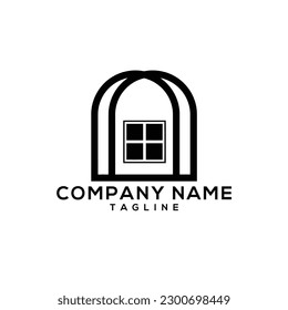 Este es el diseño del logo de la puerta de casa