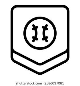 This Home Plate icon is suitable for Baseball Sport