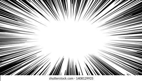 This is a Horizontal background illustration of a strong flash.