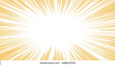 This is a Horizontal background illustration of a strong flash.