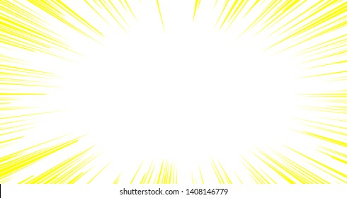 This is a Horizontal background illustration of a strong flash.