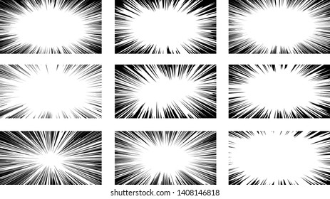 This is a Horizontal background illustration of a strong flash.