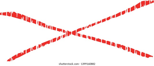 This is a Horizontal cross mark illustration.
