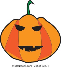 This is horror Pumpkin. It is editable.