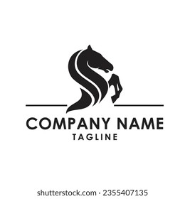 This is horse logo design