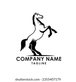 Este es el diseño del logo del caballo