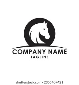 This is horse logo design