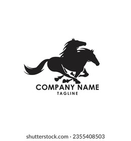 This is horse logo design