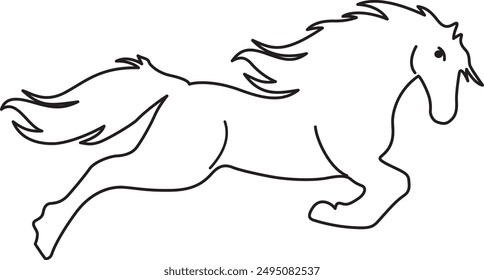 This is horse tato design . 
