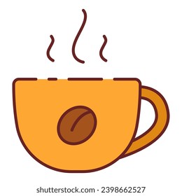 Este icono del Café Caliente es adecuado para El nacimiento de Jesús o Navidad, Religión, Cristiano, etc.
