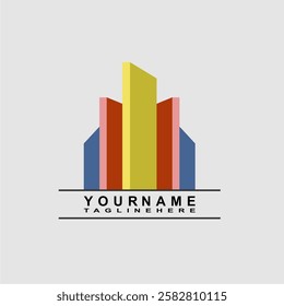 This is the housing gate logo, suitable for logo design for property companies, contractors, contractors, architects, designers, building shops, marketing offices, housing, banners, posters, flyers