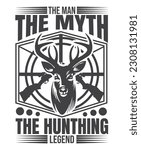 This is a hunting t-shirt design.