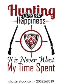 Das ist das Jagd-T-Shirt-Design