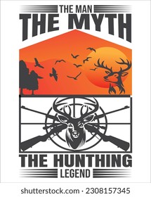 This is hunting t-shirt design.