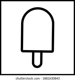 This ice cream icon can be used for various purposes 