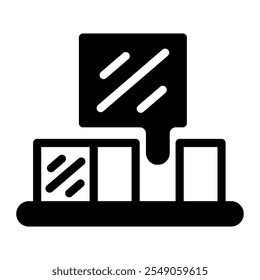 This Ice icon is suitable for winter season, holiday, Christmas, etc.
