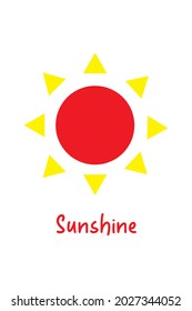 Este es un icono sobre la luz solar