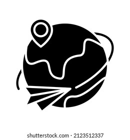 this is an icon associated with an activity using a simple glyph style