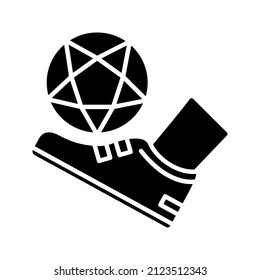this is an icon associated with an activity using a simple glyph style
