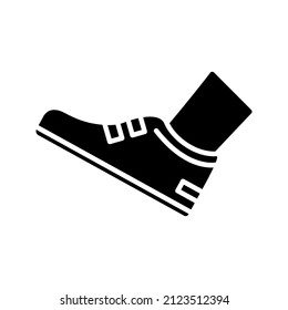 this is an icon associated with an activity using a simple glyph style