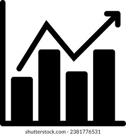 Este icono puede describir estadísticas o planificación y objetivos en una empresa