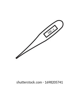 This Is Icon Concept For Thermometer