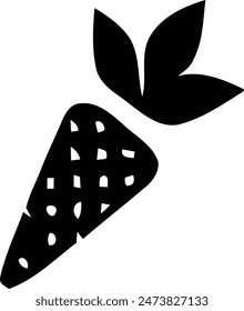 This is an icon of a crop plant. It consists of the image of a leaf and stem forming an 'M' shape, symbolizing agriculture or farming.