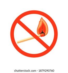 Esto es un icono o una vista de peligro. Descripciones 
peligro de incendio y uso de cerillas