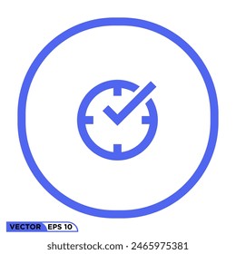 This icon depicts a clock  symbolizing time management and deadlines