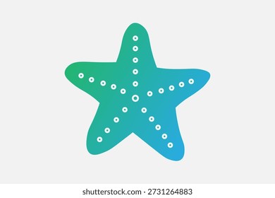 Este icono representa una estrella de mar estilizada con cinco brazos redondeados.
